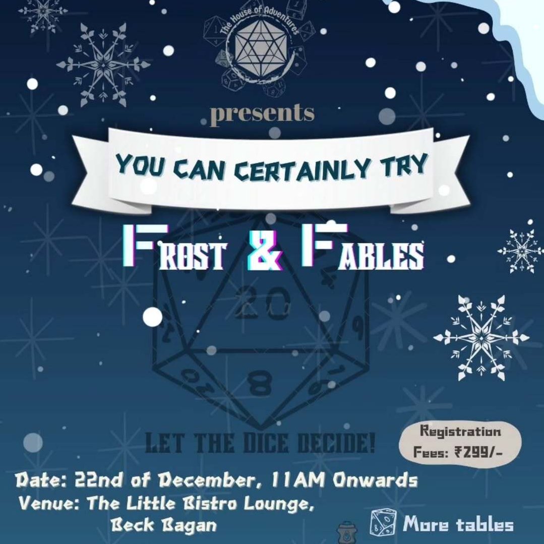 You Can Certainly Try: Frost & Fables